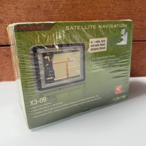 Nextar X3-09 3.5-Inch Portable USA Map GPS Navigator Touchscreen New Sealed - Picture 2 of 10